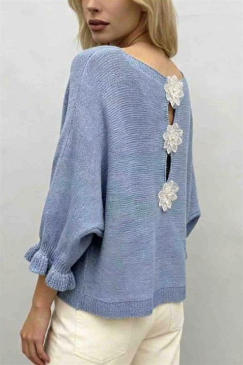 Sweter DARVOLA SKY, Kolor : błękitny, IVET.PL - Modna odzież