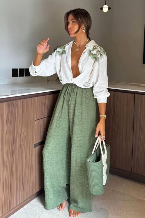 Komplet PALMINZA, Kolor : zielony, IVET.PL - Modna odzież