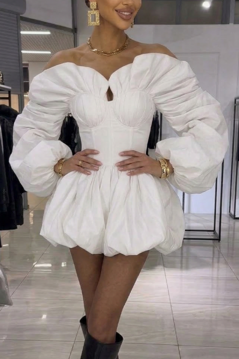 Sukienka GARLONZA WHITE, Kolor : biały, IVET.PL - Modna odzież