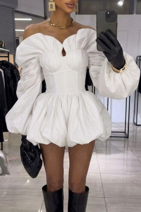 Sukienka GARLONZA WHITE, Kolor : biały, IVET.PL - Modna odzież