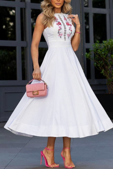 Sukienka PAMESITA, Kolor : biały, IVET.PL - Modna odzież