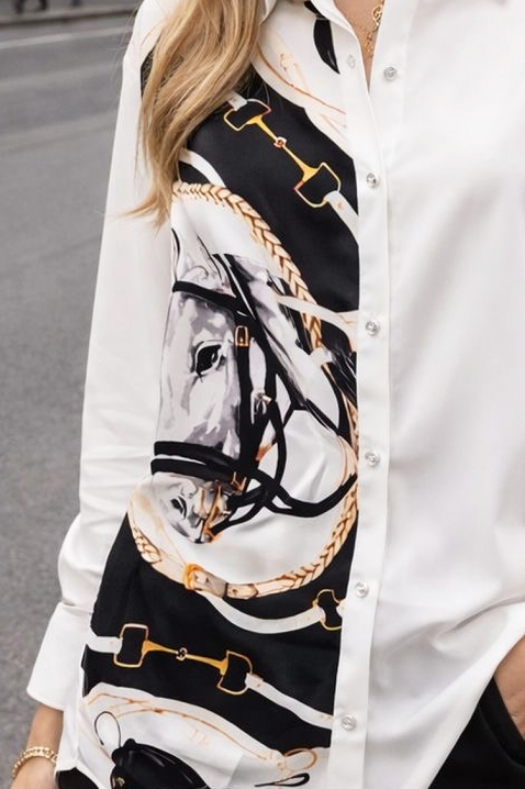 Koszula TOVELIA, Kolor : biały, IVET.PL - Modna odzież