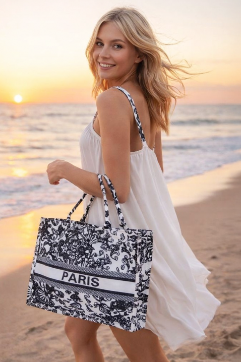 Torba plażowa LUXERIA BLACK, Kolor : czarny, IVET.PL - Modna odzież