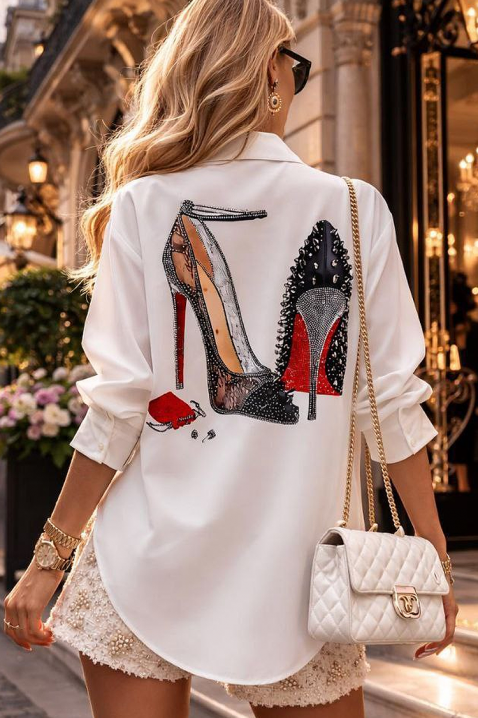 Koszula LORELANDA, Kolor : biały, IVET.PL - Modna odzież