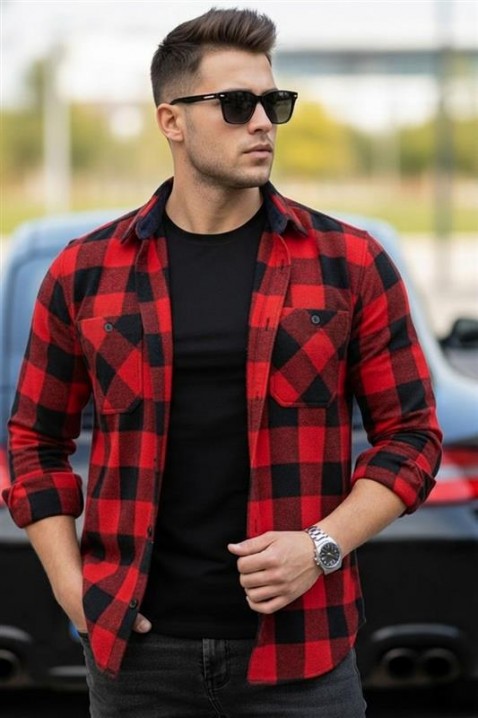 Koszula TORELSO RED, Kolor : czerwony, IVET.PL - Modna odzież