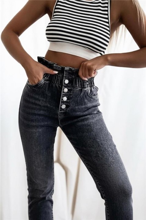 Jeansy DEBORANA, Kolor : grafitowy, IVET.PL - Modna odzież