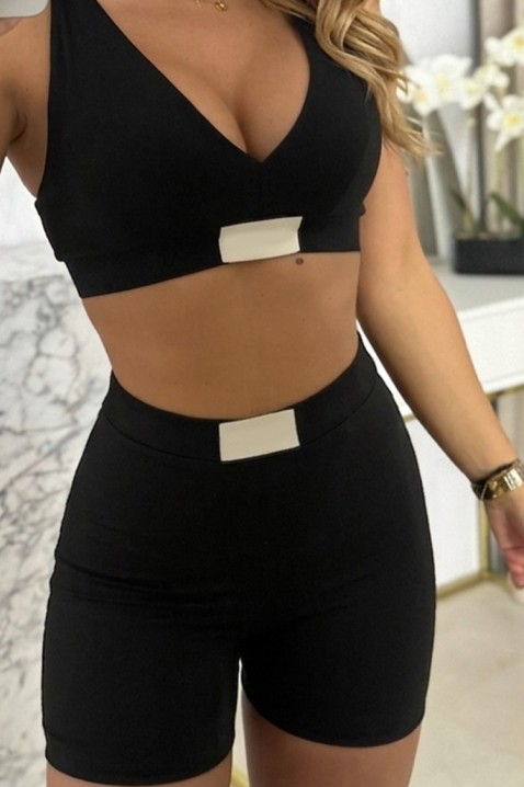 Komplet sportowy VLONZILA BLACK, Kolor : czarny, IVET.PL - Modna odzież