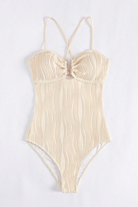 Kostium kąpielowy TRIONEJA, Kolor :  beżowy, IVET.PL - Modna odzież