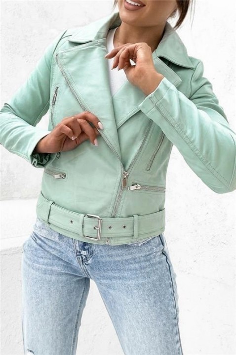 Kurtka MENTINZA, Kolor : miętowy, IVET.PL - Modna odzież