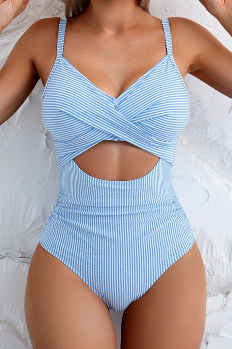 Kostium kąpielowy ZAVILIANA, Kolor : błękitny, IVET.PL - Modna odzież