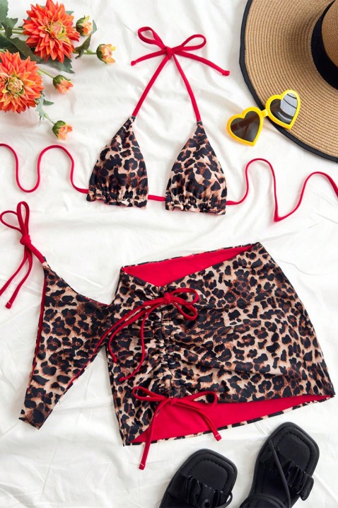 Komplet plażowy DANVILZA, Kolor : panterka, IVET.PL - Modna odzież