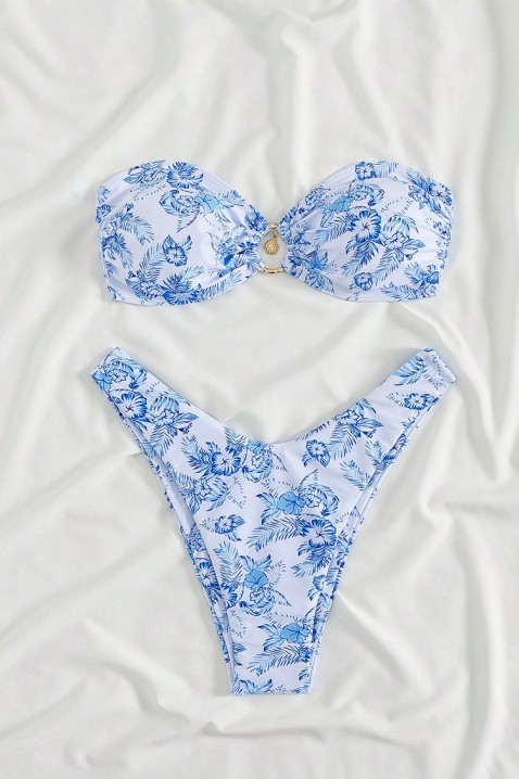 Strój kąpielowy LORIZIYA, Kolor : błękitny, IVET.PL - Modna odzież