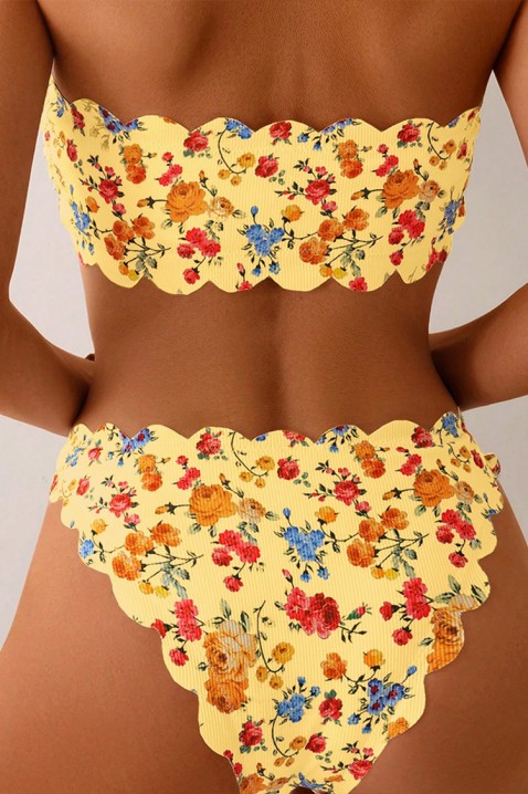 Strój kapielowy VELZARA, Kolor : żółty, IVET.PL - Modna odzież