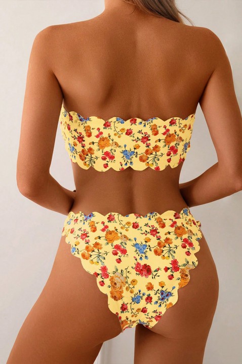 Strój kapielowy VELZARA, Kolor : żółty, IVET.PL - Modna odzież