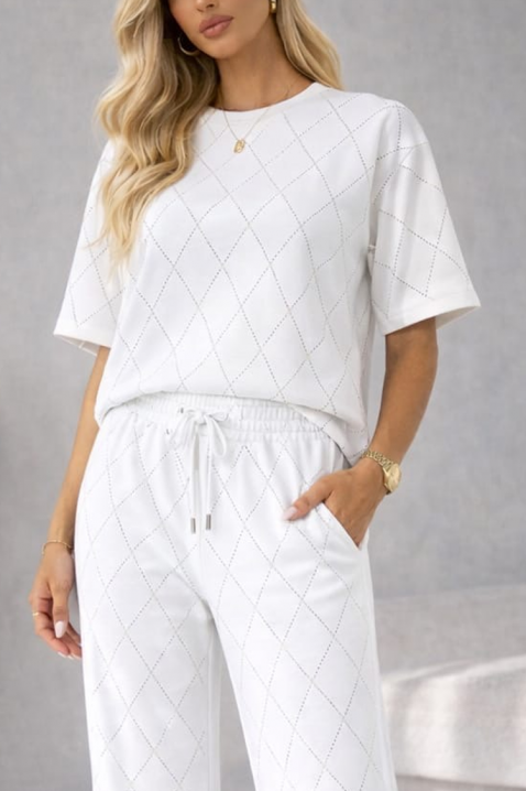 Komplet ZEKIRA WHITE, Kolor : biały, IVET.PL - Modna odzież