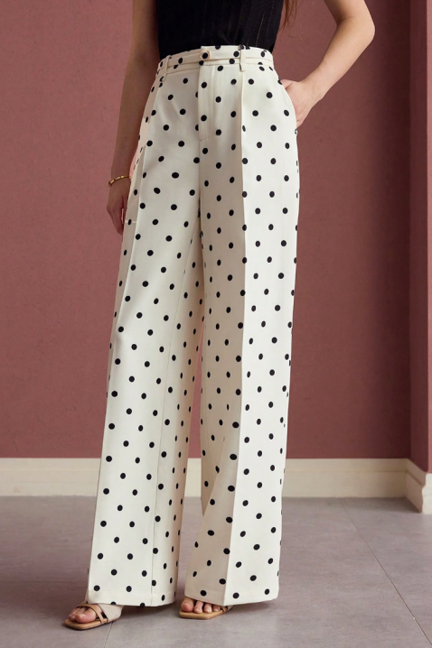 Spodnie TONZELA, Kolor : ecru, IVET.PL - Modna odzież