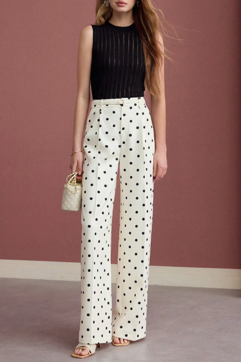 Spodnie TONZELA, Kolor : ecru, IVET.PL - Modna odzież