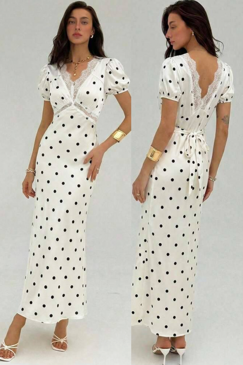 Sukienka ROLDELZA, Kolor : biały, IVET.PL - Modna odzież