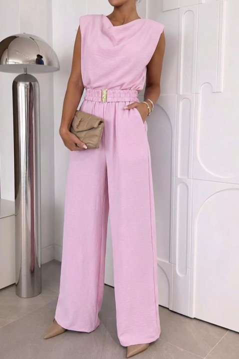 Kombinezon BROLDINZA PUDRA, Kolor : pudrowy róż, IVET.PL - Modna odzież