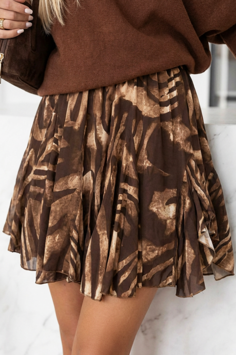 Spódnica VLAMONZA, Kolor : brązowy, IVET.PL - Modna odzież