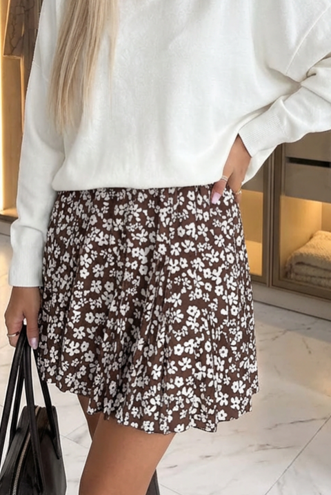 Spódnica LUNOMINZA, Kolor : brązowy, IVET.PL - Modna odzież