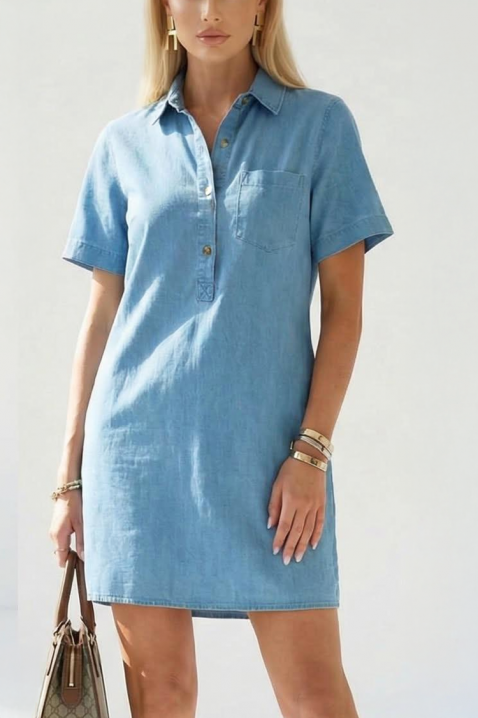 Sukienka SLORZELA, Kolor : błękitny, IVET.PL - Modna odzież