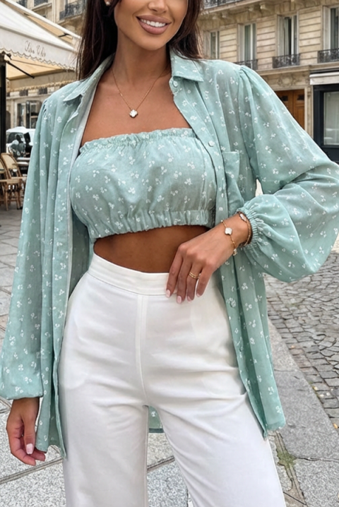 Komplet MENZOLA, Kolor : miętowy, IVET.PL - Modna odzież