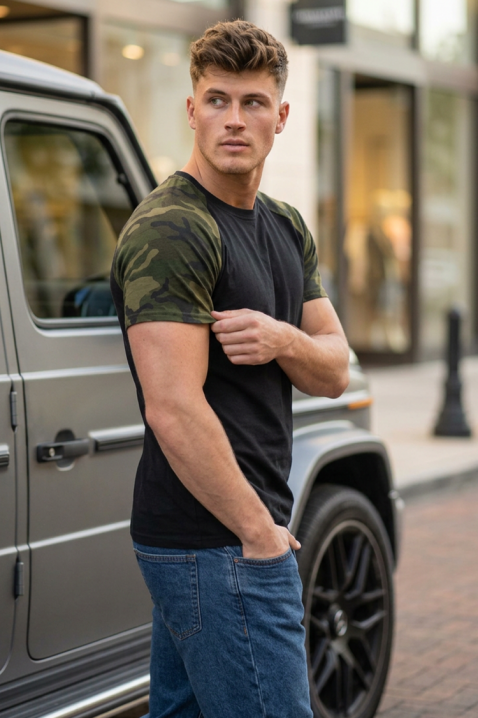 Koszulka MARTINO BLACK, Kolor : biały, IVET.PL - Modna odzież