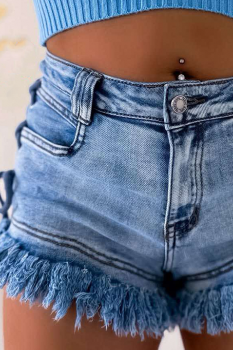 Szorty ZAFORIA, Kolor : chabrowy, IVET.PL - Modna odzież