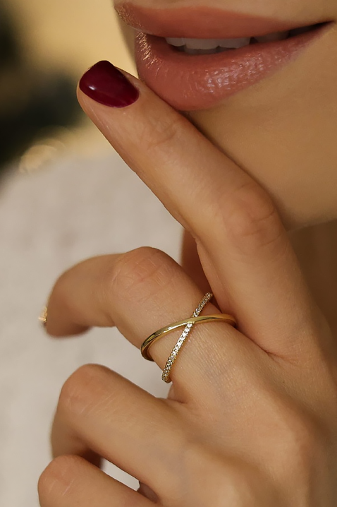 Pierścionek CAMOLZA, Kolor : złoty, IVET.PL - Modna odzież