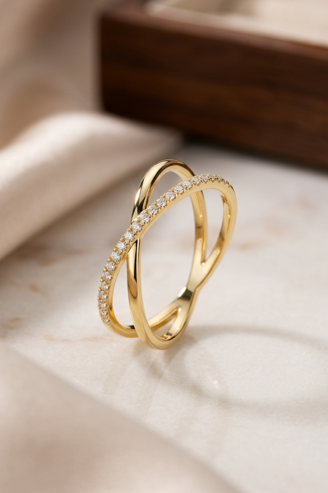 Pierścionek CAMOLZA, Kolor : złoty, IVET.PL - Modna odzież