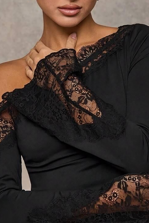 Bluzka ZAROLIA BLACK, Kolor : czarny, IVET.PL - Modna odzież