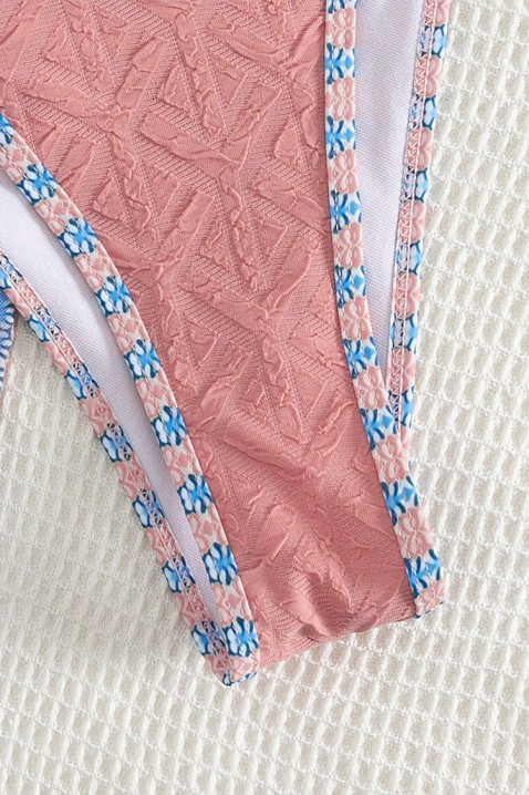 Komplet plażowy SIMFOLRA PINK, Kolor : różowy, IVET.PL - Modna odzież