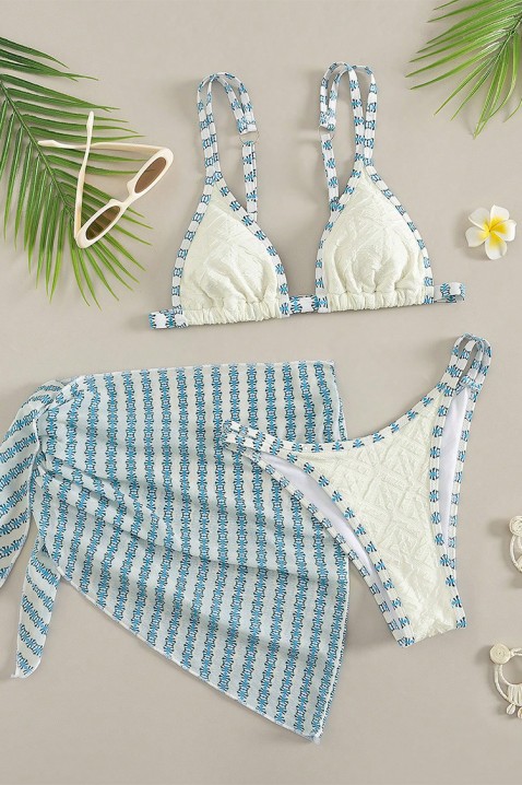 Komplet plażowy SIMFOLRA WHITE, Kolor : biały, IVET.PL - Modna odzież