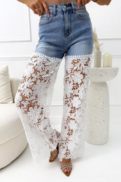 Jeansy MELONZANA, Kolor : chabrowy, IVET.PL - Modna odzież