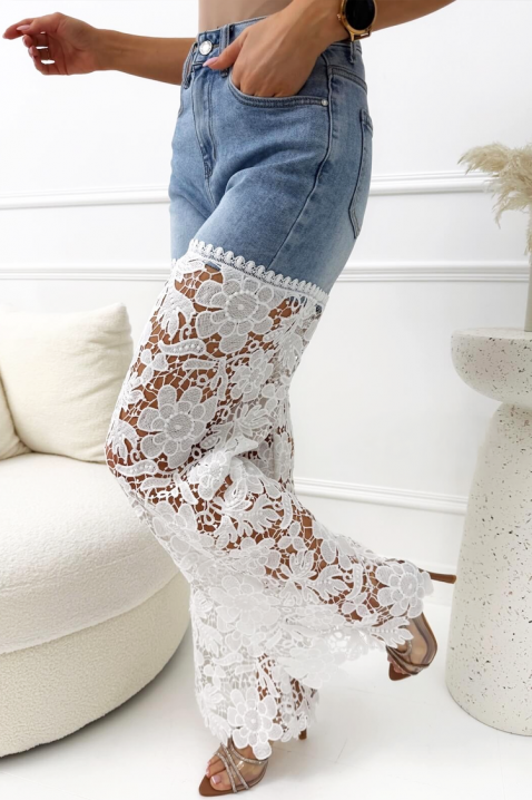 Jeansy MELONZANA, Kolor : chabrowy, IVET.PL - Modna odzież