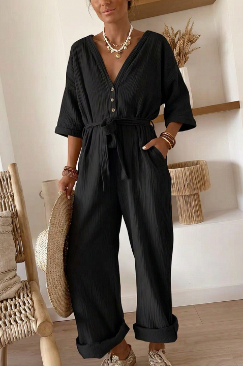 Kombinezon ZADORIA BLACK, Kolor : czarny, IVET.PL - Modna odzież