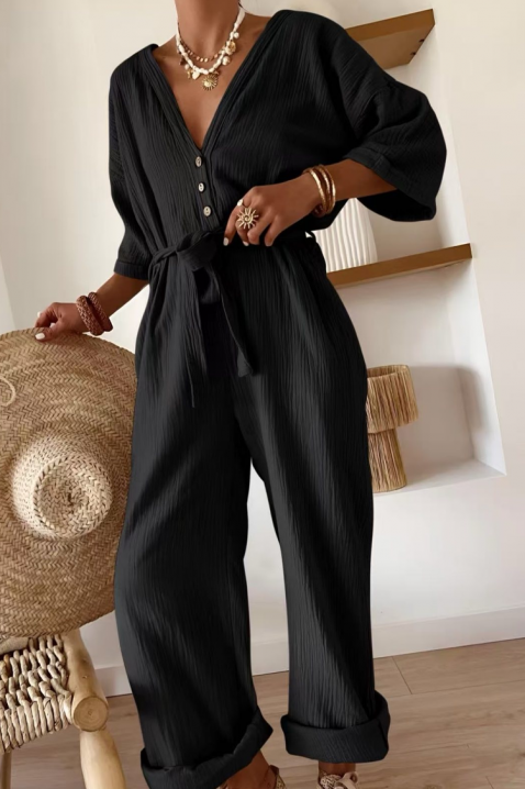 Kombinezon ZADORIA BLACK, Kolor : czarny, IVET.PL - Modna odzież