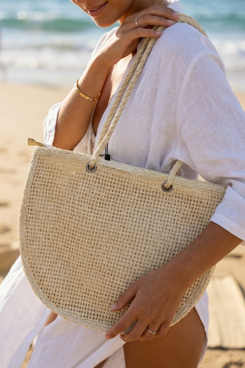 Torba plażowa VLONDILZA ECRU, Kolor : ecru, IVET.PL - Modna odzież