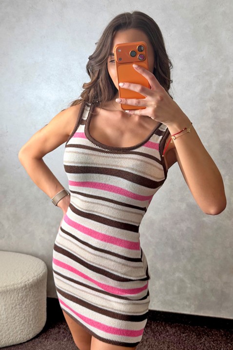 Sukienka ALORZANA PINK, Kolor : wielokolorowy, IVET.PL - Modna odzież