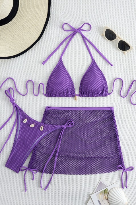 Komplet plażowy FRENOSA LILA, Kolor : fioletowy, IVET.PL - Modna odzież