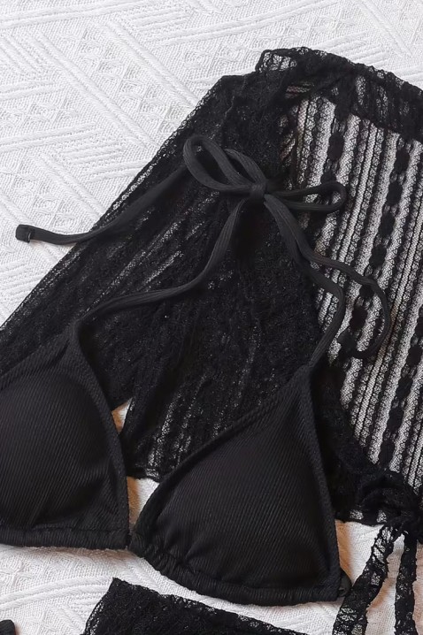 Komplet plażowy IZOLMERA BLACK, Kolor : czarny, IVET.PL - Modna odzież