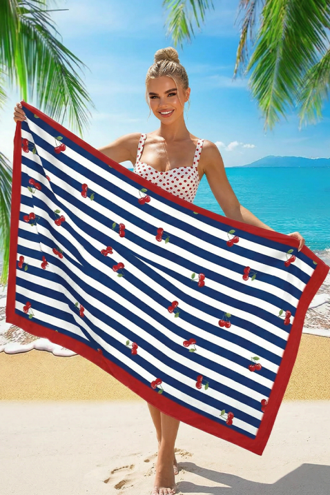 Ręcznik plażowy CHERILDA, Kolor : granatowy, IVET.PL - Modna odzież