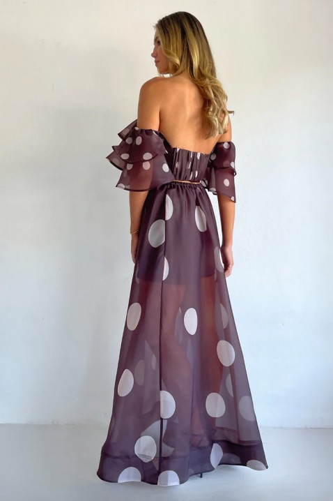 Komplet DLONDELA BROWN, Kolor : brązowy, IVET.PL - Modna odzież