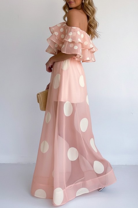 Komplet DLONDELA PUDRA, Kolor : pudrowy róż, IVET.PL - Modna odzież