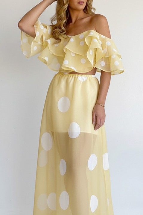 Komplet DLONDELA YELLOW, Kolor : żółty, IVET.PL - Modna odzież