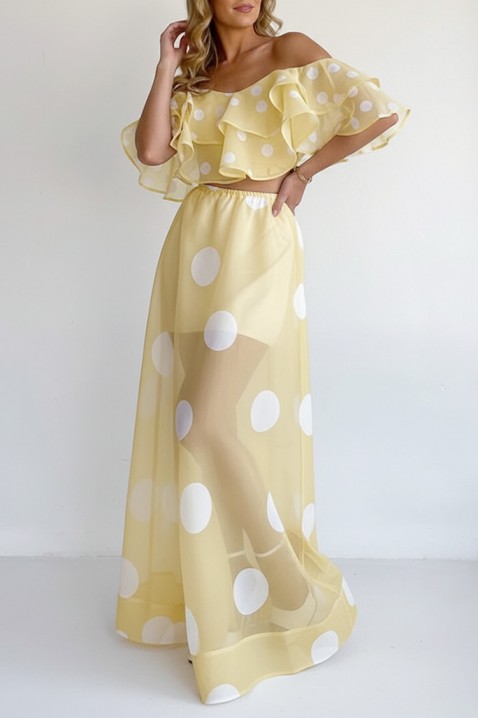 Komplet DLONDELA YELLOW, Kolor : żółty, IVET.PL - Modna odzież