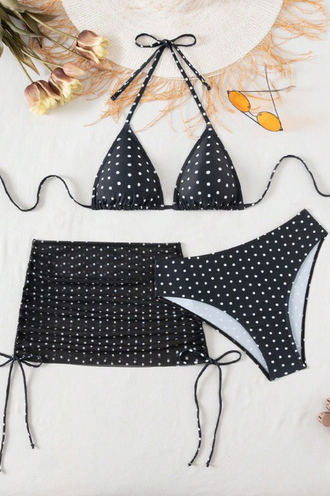 Komplet plażowy MIOGERNA, Kolor : czarny, IVET.PL - Modna odzież