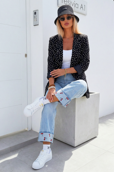 Marynarka MANDOLA BLACK, Kolor : czarny, IVET.PL - Modna odzież