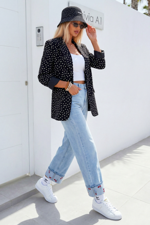 Marynarka MANDOLA BLACK, Kolor : czarny, IVET.PL - Modna odzież